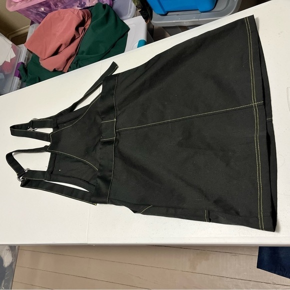 The Ragged Priest Mini Dress Contrast Stitching Small Black K2 - Picture 8 of 9